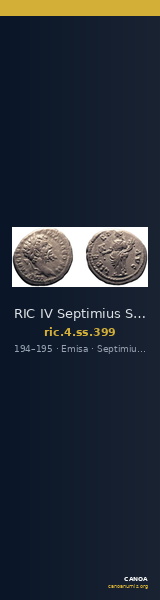 RIC IV Septimius Severus 399 — CANOA