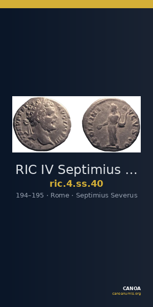 RIC IV Septimius Severus 40 — CANOA