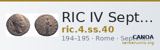 RIC IV Septimius Severus 40 — CANOA