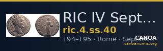 RIC IV Septimius Severus 40 — CANOA