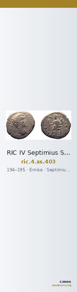 RIC IV Septimius Severus 403 — CANOA