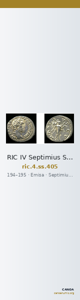 RIC IV Septimius Severus 405 — CANOA
