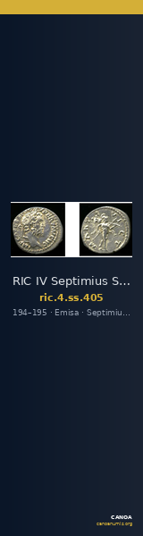 RIC IV Septimius Severus 405 — CANOA