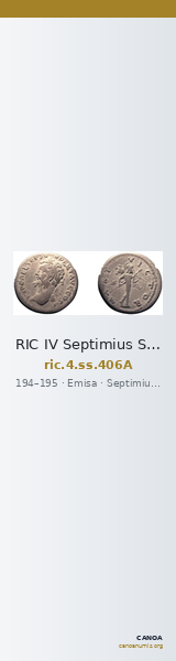 RIC IV Septimius Severus 406A — CANOA