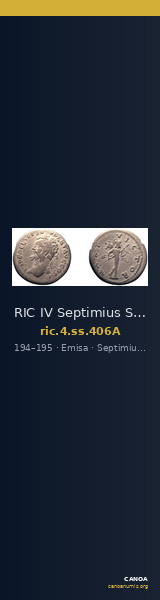 RIC IV Septimius Severus 406A — CANOA