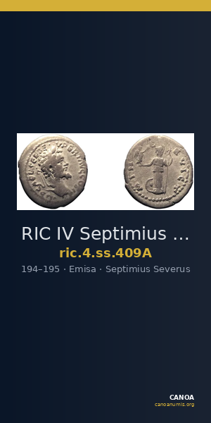 RIC IV Septimius Severus 409A — CANOA