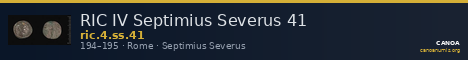 RIC IV Septimius Severus 41 — CANOA