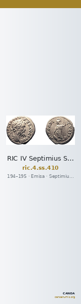 RIC IV Septimius Severus 410 — CANOA