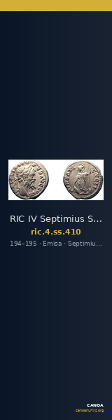 RIC IV Septimius Severus 410 — CANOA