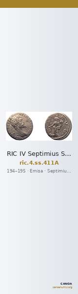 RIC IV Septimius Severus 411A — CANOA
