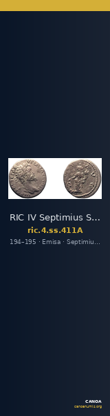 RIC IV Septimius Severus 411A — CANOA