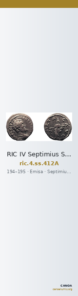 RIC IV Septimius Severus 412A — CANOA