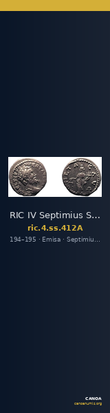 RIC IV Septimius Severus 412A — CANOA