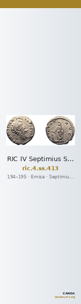 RIC IV Septimius Severus 413 — CANOA