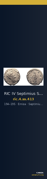 RIC IV Septimius Severus 413 — CANOA