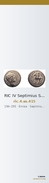 RIC IV Septimius Severus 415 — CANOA