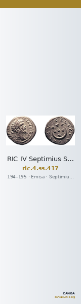 RIC IV Septimius Severus 417 — CANOA