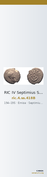 RIC IV Septimius Severus 418B — CANOA