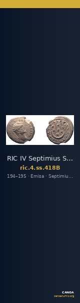 RIC IV Septimius Severus 418B — CANOA
