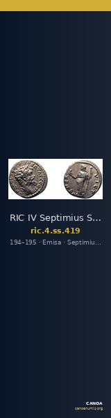 RIC IV Septimius Severus 419 — CANOA