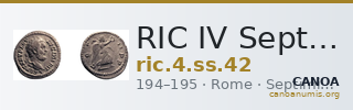 RIC IV Septimius Severus 42 — CANOA