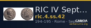 RIC IV Septimius Severus 42 — CANOA