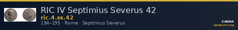 RIC IV Septimius Severus 42 — CANOA