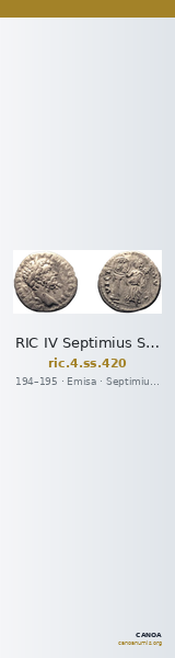 RIC IV Septimius Severus 420 — CANOA