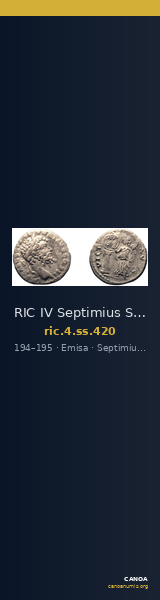 RIC IV Septimius Severus 420 — CANOA