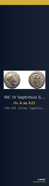 RIC IV Septimius Severus 421 — CANOA