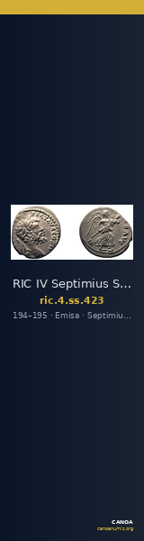 RIC IV Septimius Severus 423 — CANOA