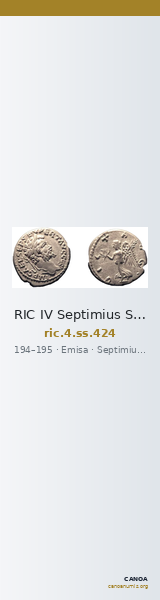 RIC IV Septimius Severus 424 — CANOA