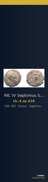 RIC IV Septimius Severus 424 — CANOA