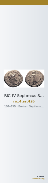 RIC IV Septimius Severus 426 — CANOA