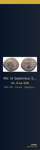 RIC IV Septimius Severus 426 — CANOA