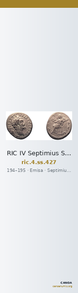 RIC IV Septimius Severus 427 — CANOA