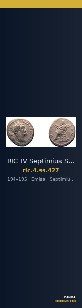 RIC IV Septimius Severus 427 — CANOA