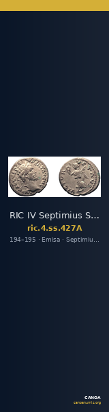 RIC IV Septimius Severus 427A — CANOA