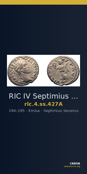 RIC IV Septimius Severus 427A — CANOA