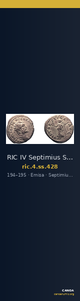 RIC IV Septimius Severus 428 — CANOA