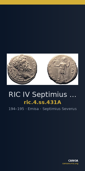 RIC IV Septimius Severus 431A — CANOA