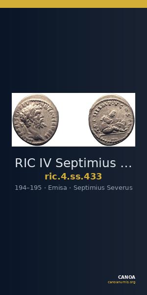 RIC IV Septimius Severus 433 — CANOA