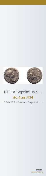 RIC IV Septimius Severus 434 — CANOA