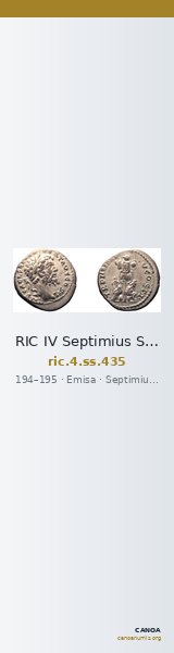 RIC IV Septimius Severus 435 — CANOA