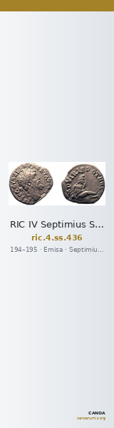 RIC IV Septimius Severus 436 — CANOA