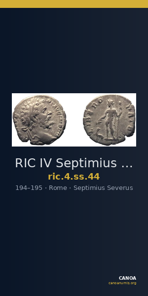 RIC IV Septimius Severus 44 — CANOA