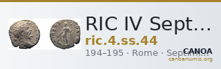 RIC IV Septimius Severus 44 — CANOA
