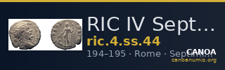 RIC IV Septimius Severus 44 — CANOA