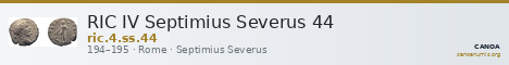 RIC IV Septimius Severus 44 — CANOA