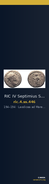 RIC IV Septimius Severus 446 — CANOA